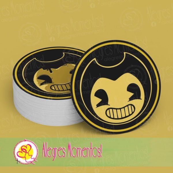 Stickers para golosinas Bendy And The Ink Machine
